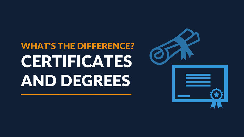 What’s the Difference Between a Certificate and Degree?